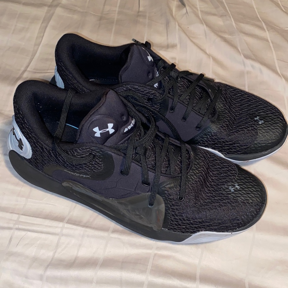 Under Armour Spawn 2 Basketball Shoes Black Size 12.5